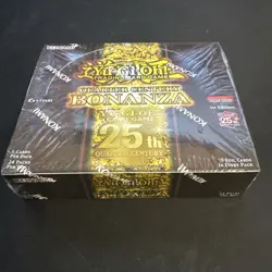 Yugioh Quarter Century Bonanza Booster Box 1st Edition Factory Sealed - Image 3