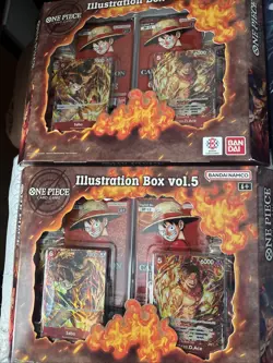 (4) One Piece Card Game: Illustration Box Volume 5 And 6 Lot of 4 New Sealed 🤩 - Image 2