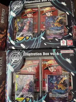 (4) One Piece Card Game: Illustration Box Volume 5 And 6 Lot of 4 New Sealed 🤩 - Image 3
