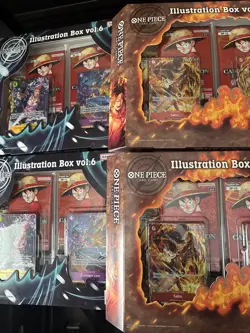 (4) One Piece Card Game: Illustration Box Volume 5 And 6 Lot of 4 New Sealed 🤩 - Image 1