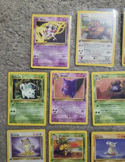 1999 Pokemon TCG Jungle 1st Edition Base Card Lot - 15 Cards - Image 2