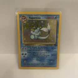 Vintage Pokemon Card Lot WOTC holo Fossil 1999 Pinsir Victreebel Vaporeon NP - Image 2