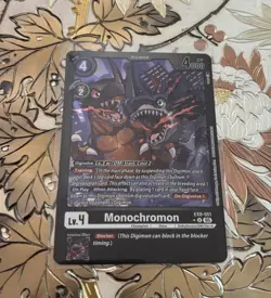 Digimon Card Game Monochromon Limited Foil EX9-051 Versus Monsters - Image 1
