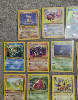 1999 Pokemon TCG Jungle 1st Edition Base Card Lot - 14 Cards - Image 2