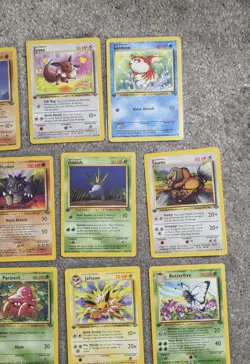 1999 Pokemon TCG Jungle 1st Edition Base Card Lot - 14 Cards - Image 3