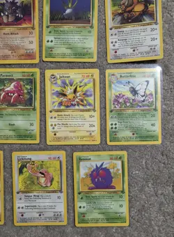 1999 Pokemon TCG Jungle 1st Edition Base Card Lot - 14 Cards - Image 4