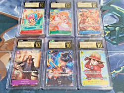 CGC Pristine 10 One Piece Mcdonalds 2025 Promo Card Game Complete Set Japanese - Image 1