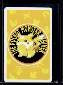 1998 Pokemon JP Playing Cards Yellow Golbat 3 of Spades #042 - Image 2