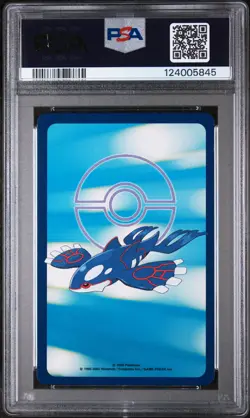 2003 POKEMON SAPPHIRE VERSION PLAYING CARDS ACE OF SPADES PIKACHU PSA 7 - Image 2