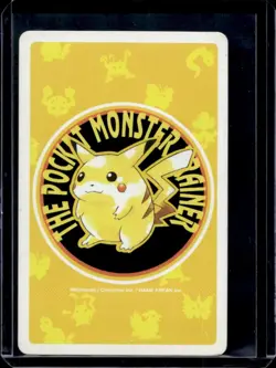 1998 Pokemon JP Playing Cards Yellow Sandslash King of Hearts #028 - Image 2