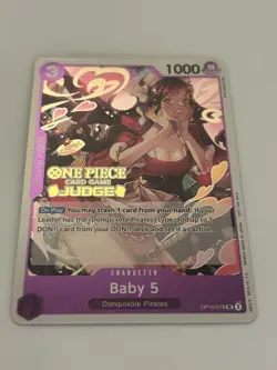 Baby 5 (Judge Pack Vol. 5) OP10-076 One Piece Promotion Cards Foil - Image 1