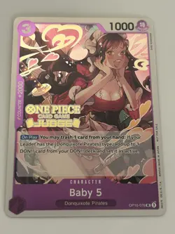 Baby 5 (Judge Pack Vol. 5) OP10-076 One Piece Promotion Cards Foil - Image 2
