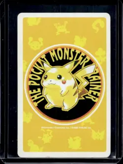 1998 Pokemon JP Playing Cards Yellow Farfetch'd 10 of Clubs #083 - Image 2
