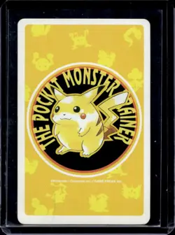 1998 Pokemon JP Playing Cards Yellow Meowth Queen of Spades #052 - Image 2