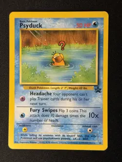 Psyduck 20 Black Star Movie Promo Card pokemon TCG LP Excellent - Image 1