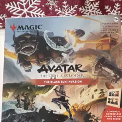 Magic: The Gathering Black Sun Invasion Scene Box 3 Boosters 6 Foil Cards - Image 1