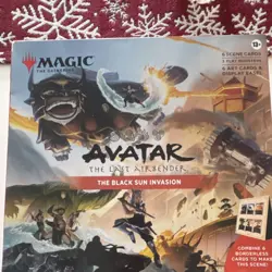 Magic: The Gathering Black Sun Invasion Scene Box 3 Boosters 6 Foil Cards - Image 2