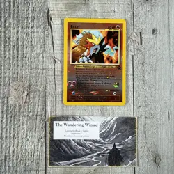 POKEMON CARD Entei Reverse Holo Foil #34 BLACK STAR PROMO Lightly Played Gen We - Image 1