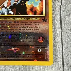 POKEMON CARD Entei Reverse Holo Foil #34 BLACK STAR PROMO Lightly Played Gen We - Image 5