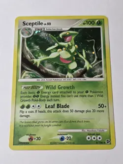 Sceptile 8/106 Holo Pokemon TCG DP Great Encounters Card LP - Image 1