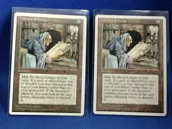 MTG 4th Edition Library Of Leng (X2) Uncommon 1995 Unplayed See Description - Image 1