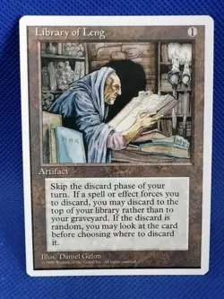 MTG 4th Edition Library Of Leng (X2) Uncommon 1995 Unplayed See Description - Image 2