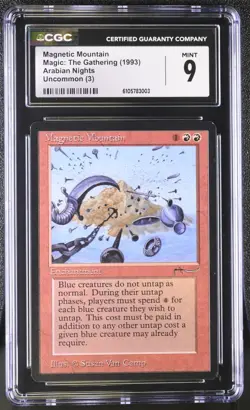 Magnetic Mountain, Arabian Nights Mtg. CGC 9 Mint! - Image 1