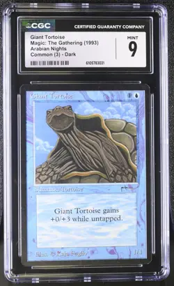 Giant Tortoise, Arabian Nights Mtg. CGC 9 Mint! - Image 1