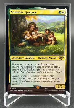 Samwise Gamgee (Regular, #222, NM) Universes Beyond: the Lord of the Rings (LTR) - Image 1