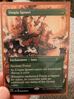 MTG Utopia Sprawl (Borderless) Secret Lair Drop- NM Regular - Image 1