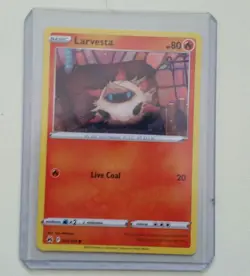 Pokemon TCG Crown Zenith: Larvesta 024/159 - Common - Near Mint - Image 1