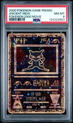 2000 POKEMON GAME MOVIE POKEMON 2000 MOVIE ANCIENT MEW PSA 8 - Image 1
