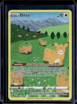 2023 Pokemon SWSH Crown Zenith Ditto Galarian Gallery #GG22/GG70 - Image 1