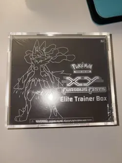 Pokemon TCG XY Furious Fists Elite Trainer Box SEALED w/Acrylic Case - Image 1