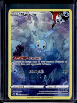 2023 Pokemon SWSH Crown Zenith Manaphy Galarian Gallery #GG06/GG70 - Image 1