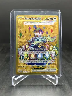 2024 Pokemon Scarlett & Violet Stellar Crown Terapagos EX Hyper Rare #173/142 - Image 1