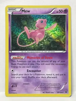 Pokemon Mew XY Fates Collide Holo 29/124 - LP - Image 1