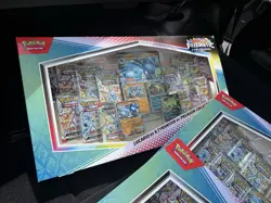 Scarlet & violet Prismatic Evolutions pokemon pack. LUCARIO &TYRANITAR exPREMIUM - Image 4