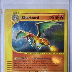 2002 Expedition Charizard Holo Foil Rare 6/165 WOTC E-Reader Series Pokemon - Image 2