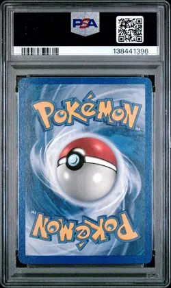 2002 POKEMON EXPEDITION #131 SQUIRTLE-REVERSE FOIL PSA 7 - Image 2