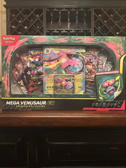 Pokemon TCG Mega Evolution - Mega Venusaur Ex Premium Collection Box - Image 1