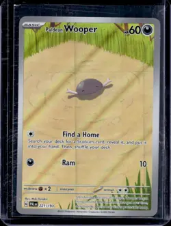 2023 Pokemon Scarlet & Violet Paldea Evolved Paldean Wooper #221/193 - Image 1