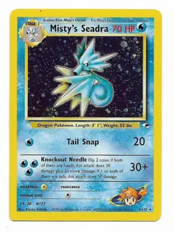 2000 Pokemon Misty's Seadra Tail Snap Prerelease 009/132 - Image 1