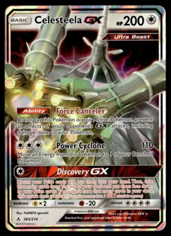 Celesteela GX Ultra Rare Holo SM - Unbroken Bonds 163/214 NM Pokemon TCG - Image 1