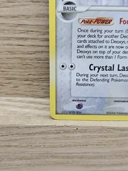 Deoxys Delta Species 2/17 POP Series 4 Swirl Holofoil 2006 Pokemon Card TCG (78) - Image 3