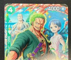One Piece Card Game TCG P-094 P Roronoa Zoro Bandai Japan V-Jump Version - Image 3