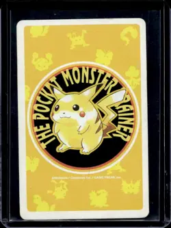 1998 Pokemon JP Playing Cards Yellow Charmander Ace of Clubs #004 - Image 2