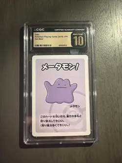 Ditto - Pokemon Playing Cards (2019) - Japanese - Old Maid - CGC 10 Pristine - Image 1