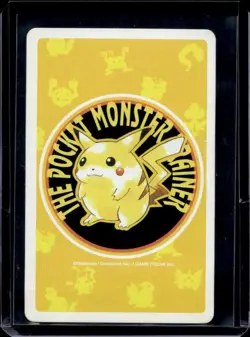 1998 Pokemon JP Playing Cards Yellow Cubone 8 of Clubs #104 - Image 2