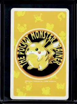 1998 Pokemon JP Playing Cards Yellow Beedrill 5 of Clubs #015 - Image 2